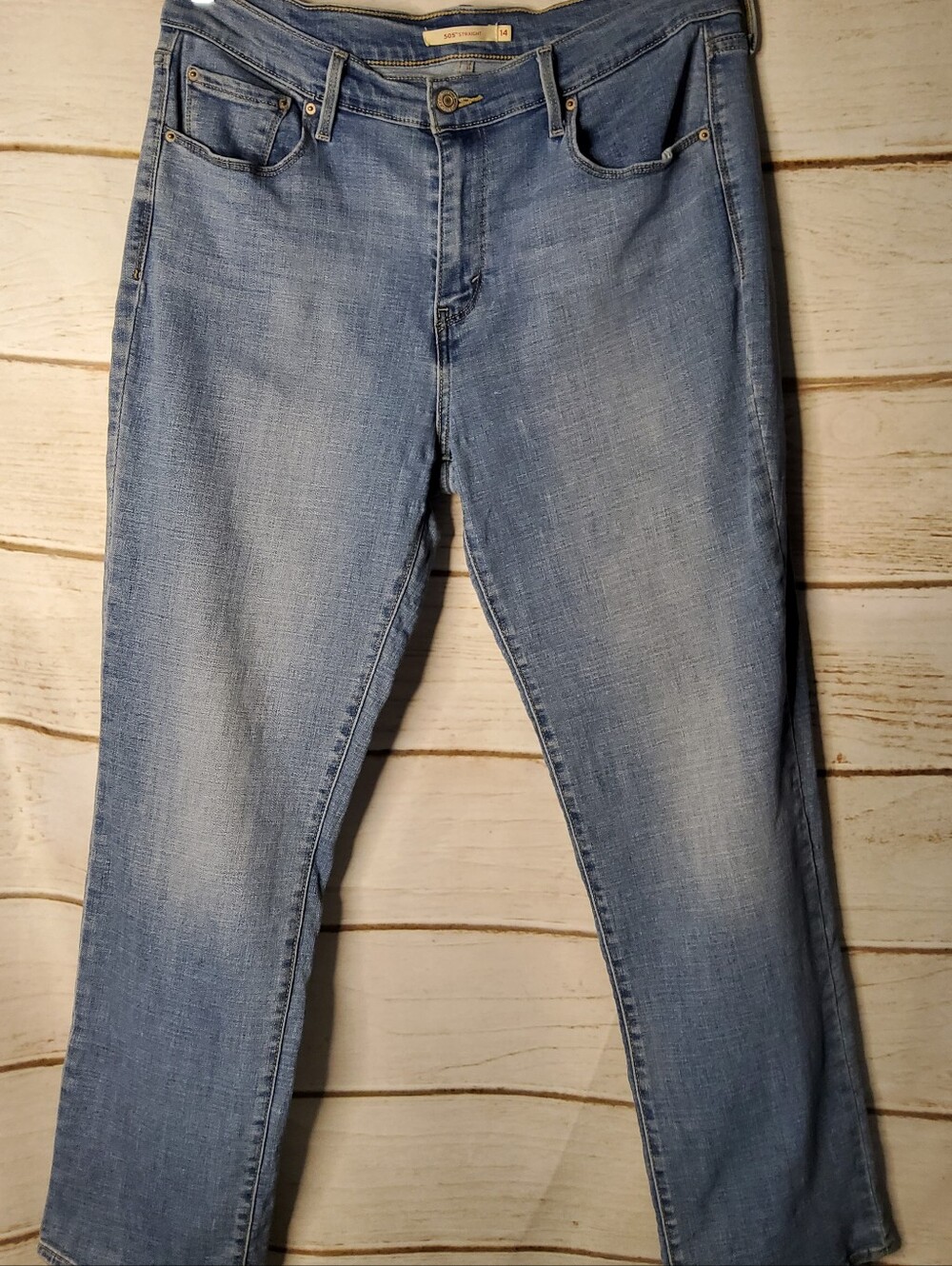 Levi's 505 Vintage Women's Light Wash Straight Leg Jeans